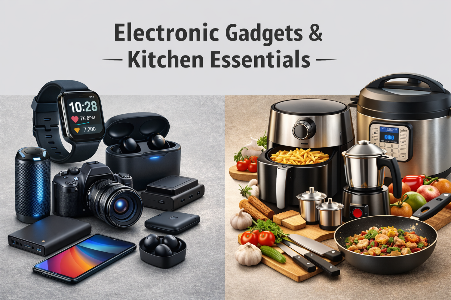 Kitchen & Electronic Gadgets